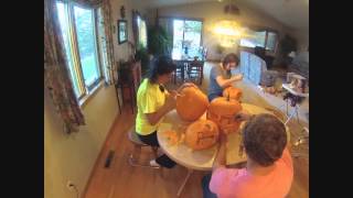 Pumpkin Carving Timelapse