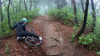 왕초보 딸의 불안불안 태조산 둘레길 mtb 라이딩