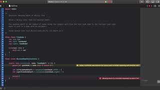 Swift Programming Algorithm & Data Structure - Find Maximum Binary Tree Depth