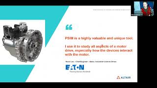 Webinar: Understanding Power Electronics with Altair PSIM