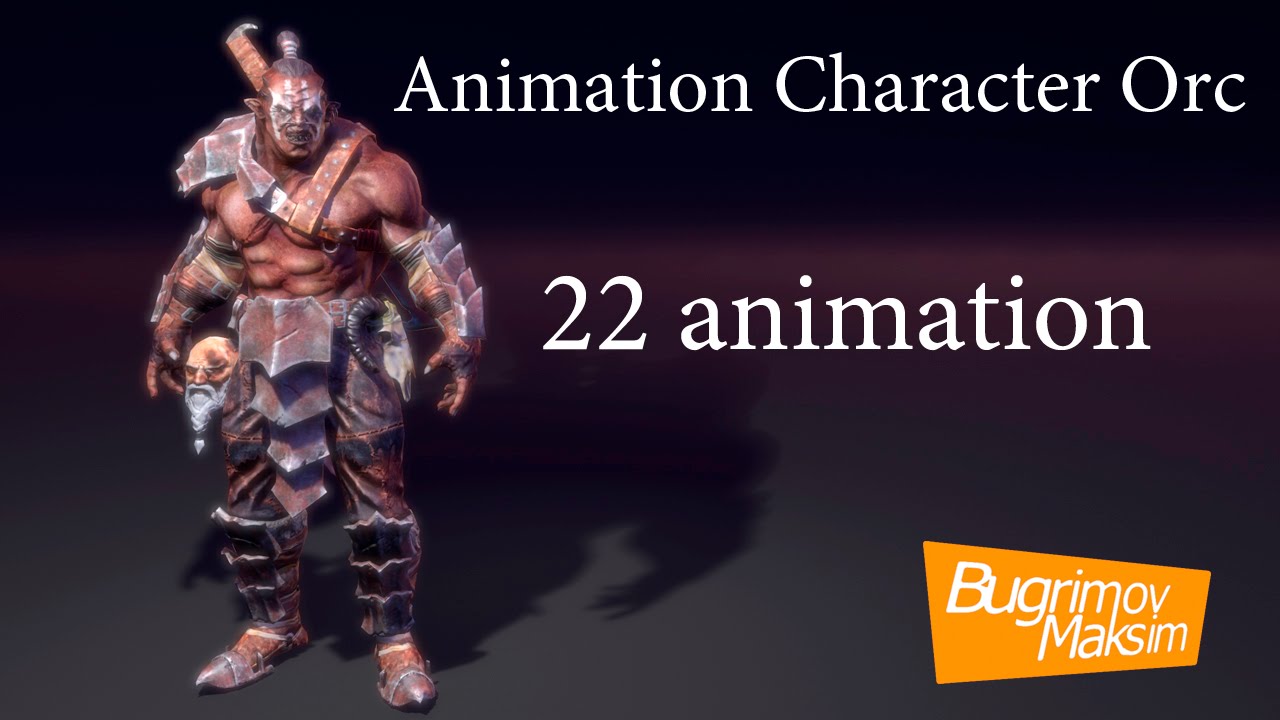 Orc Character Animations Youtube