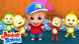 Five Little Monkeys Jumping On The Bed | Nursery Rhymes and Babies Song | Kids Rhyme