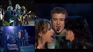 Aerosmith & Britney Spears - Super Bowl Dress Rehearsal 2001