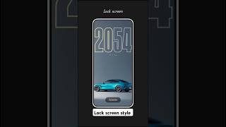 Hyperos 2.0 lock screen style for redmi phones #shorts #trending