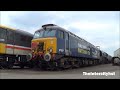 class 57307 starts up at crewe heritage centre