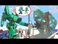 Monster School : Pacific Rim ( Battle Robots and Monsters ) - Minecraft Animation
