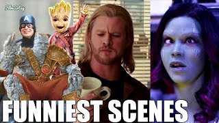 All Marvel Movies Funniest Scenes | Avengers: Endgame and Captain Marvel Included