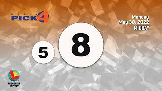 Wisconsin Lottery Midday Draw 05/30/2022