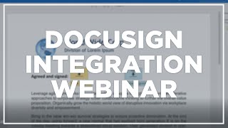 DocuSign Integration Webinar