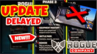 ROGUE COMPANY UPDATE DELAYED!! BATTLEPASS, NEW MAP AND MORE😱!