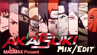 Akatsuki Team Trending Edit - (All member) Mixed❤️‍🔥-  #akatsuki #narutoshippuden #themadmax