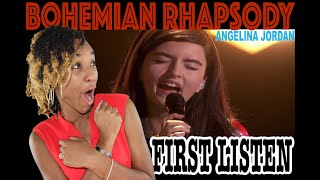 FIRST TIME HEARING Angelina Jordan - Bohemian Rhapsody - America's Got Talent | REACTION