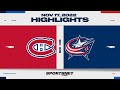 NHL Highlights | Canadiens vs. Blue Jackets - November 17, 2022