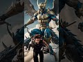 six superheroes ride a dragon vehicle💥all characters marvel shorts avengers