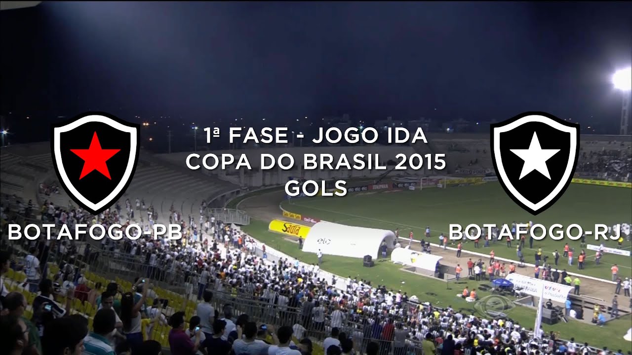 Gols - Botafogo-PB 2 X 2 Botafogo-RJ - Copa Do Brasil - 01/04/2015 ...