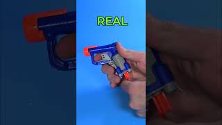 3d printed NERF blaster vs real