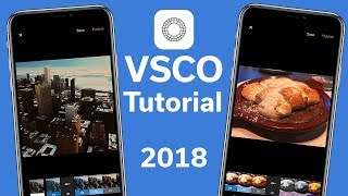 VSCO and VSCO X Tutorial - Make your photos pop