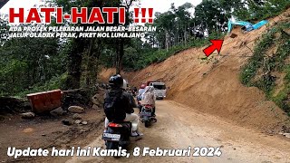 HATI-HATI ADA PROYEK PELEBARAN JALAN BESAR-BESARAN JALUR GLADAK PERAK, PIKET NOL LUMAJANG