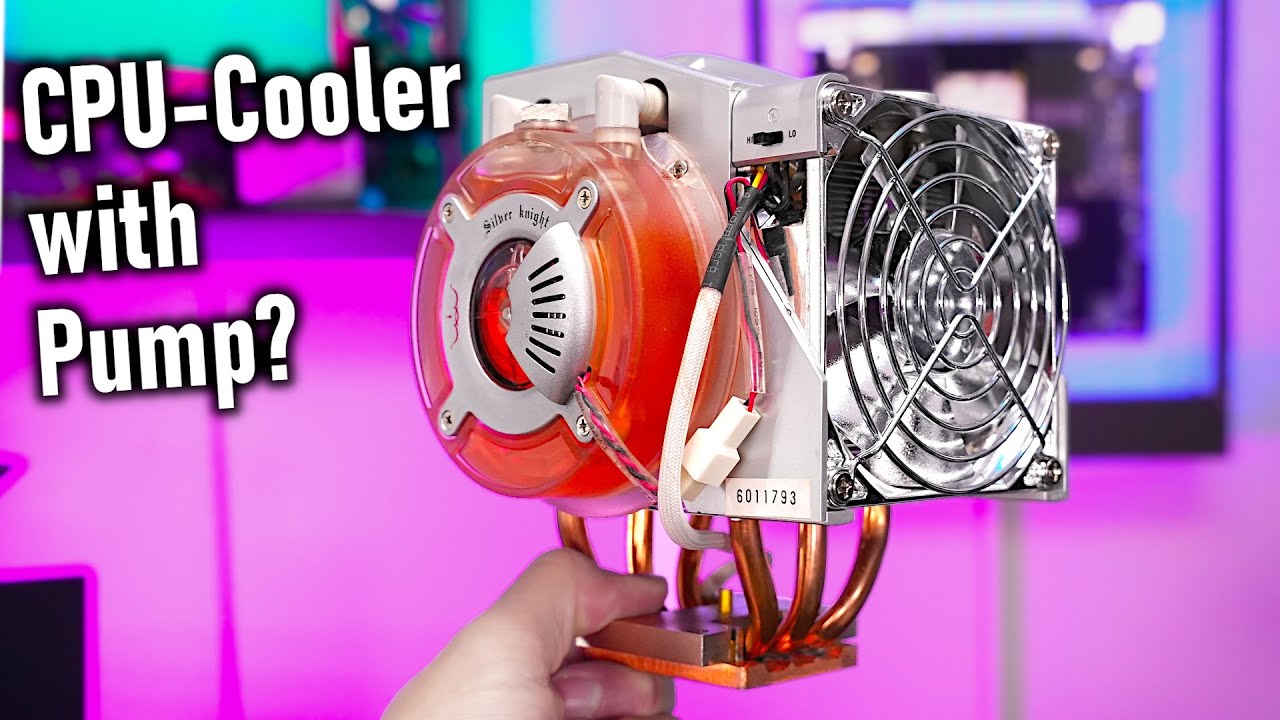 Crazy Design This Cpu Air Cooler Runs Water Through The Heatpipes