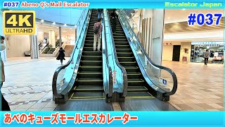 [37] Hitachi Escalator @ Abeno Q's Mall B1F → 1F [Escalator Japan]