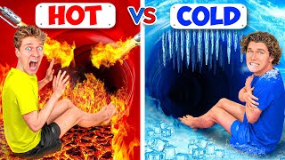 MOST EXTREME Challenges! [SHOCKING!!] Breaking Rules, Hot vs Cold Dares & Trying 100 Spiciest Foods