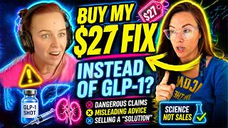 Kelsey Rhae Says GLP-1s Ruin Your Organs... Then Sells a Weight Loss "System"?! 🙄