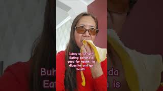 BUHAY SA CANADA #176 EATING BANANA CAN IMPROVE DIGESTIVE AND GUT HEALTH #shorts #fruits #health