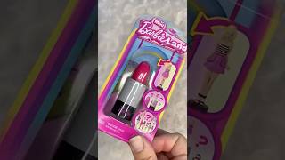 Mini Barbie Land lipstick with surprise! #mini #barbie #doll