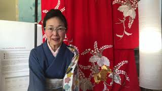 Kimono Japan 02: Kimono and Japanese culture  (着物と日本文化) -how to use Zabuton \u0026 Tsukesage-Hohmon-gi