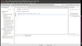 The java io Package using Scala