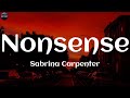 PLAYLIST ~ Sabrina Carpenter - Nonsense (Lyrics)