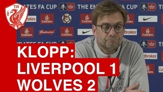 Liverpool 1-2 Wolves: Jurgen Klopp's Post-Match Press Conference