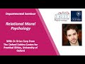 Relational Moral Psychology