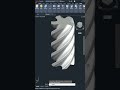 AutoCAD 3D, Command Sweep #shorts