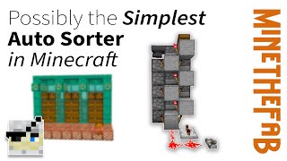 The Simplest Auto Sorter in Minecraft?