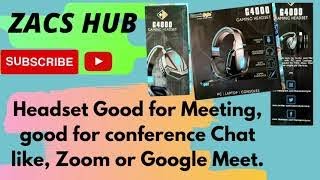 Ekdum Best Headset |Good For Conference Meeting| Zoom/Google Meeting|Online Tutorial|Online Gaming