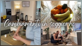 Makeover Soggiorno con Sunmory 💡|| Preparativi per carnevale e ricetta crostata