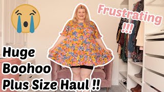 Huge Boohoo Plus Size Haul | Size 28 | You Win Some You Loose Some! - A Slightly Ranty Haul!!