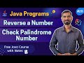 #20 Java Program: Reverse & Palindrome Number | Easy Step-by-Step Tutorial