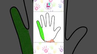 How To draw Glitter Hands | Learn Drawing and Coloring #shorts #drawing #howtodraw #chikiarthinid