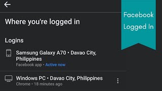 How To Remove Other Device Access From Facebook Account