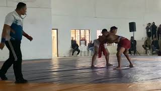 Below 75 Kg final match Kuzhonü vadeo vs Rükuvotso sapu PDSA 38th meet wrestling 4th feb 2025