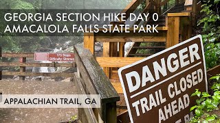 Amicalola Falls State Park - Section Hike Day 0 - Appalachian Trail Georgia
