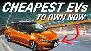 5 CHEAPEST Electric Cars in the U.S. Right NOW!