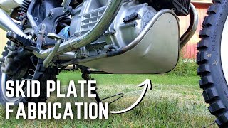 CX500 Scrambler Skid Plate Fabrication