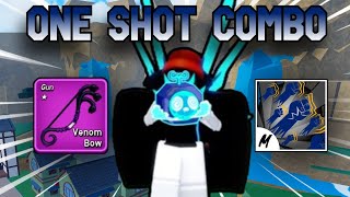 New! Venom Bow + Portal + Godhuman = Insane Oneshot Combo [🐲DRAGON] Blox Fruits