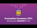 City of Glasgow Winter Graduations November 2024 - Ceremony 3 (7pm)