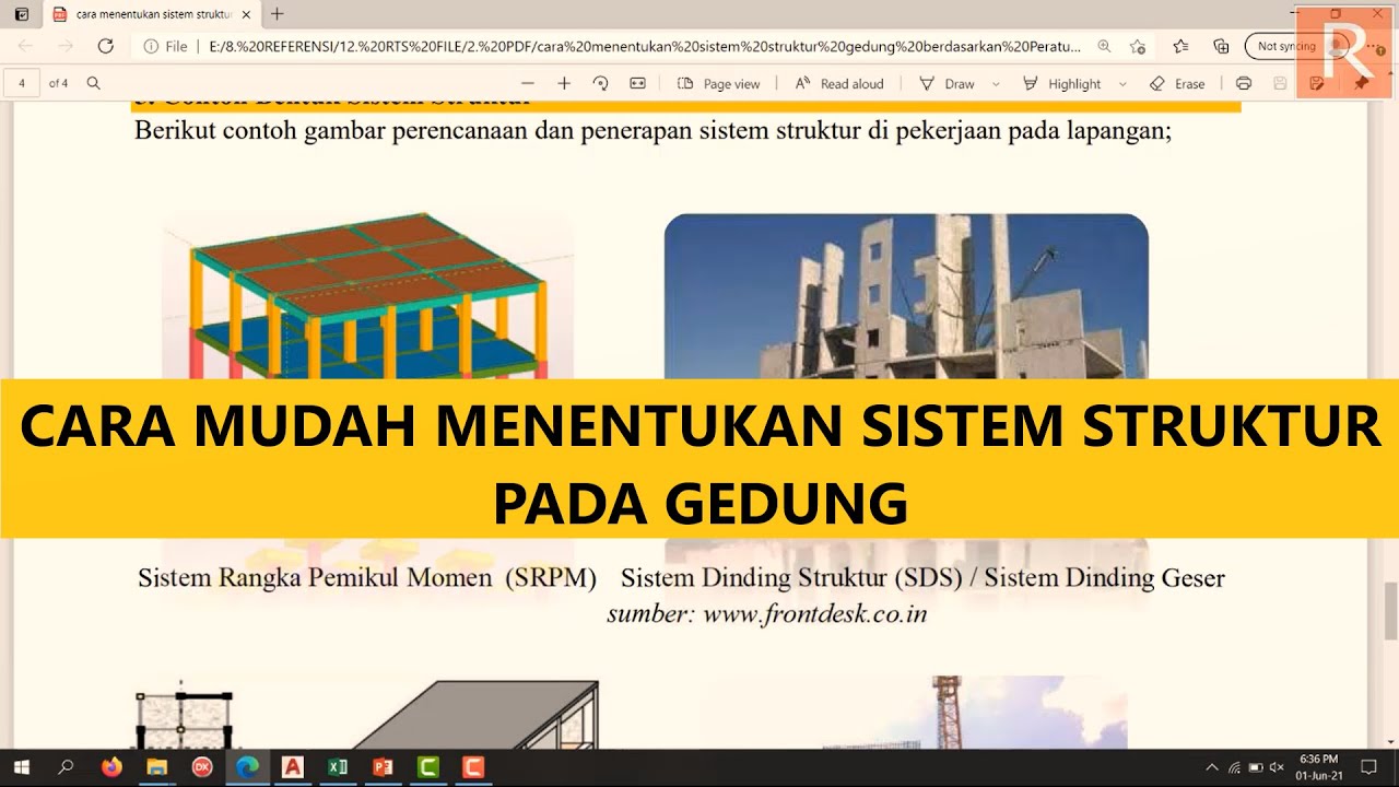 Cara Mudah Menentukan Sistem Struktur Pada Gedung - YouTube