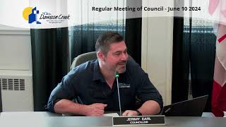 Regular Council Meeting - June 10, 2024