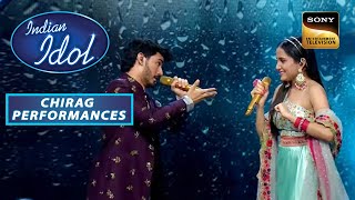 Chirag ने 'Tumsa Koi Pyaara' Song गाकर छेड़ा Kavya को | Indian Idol Season 13 | Chirag Performances